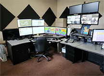 A dispatch postion at our Main Center.